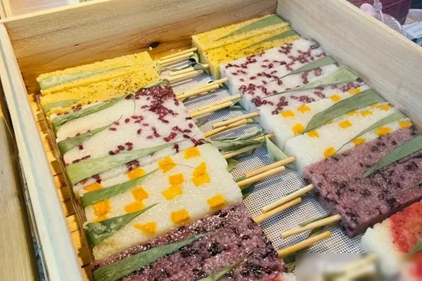 图片[1]-糯米糕彩色饭制作配方和视频教程-配方档案馆