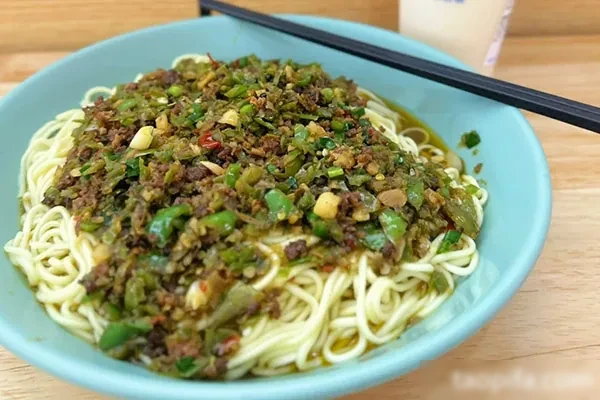 鲜椒牛肉酱拌面视频教程-配方档案馆