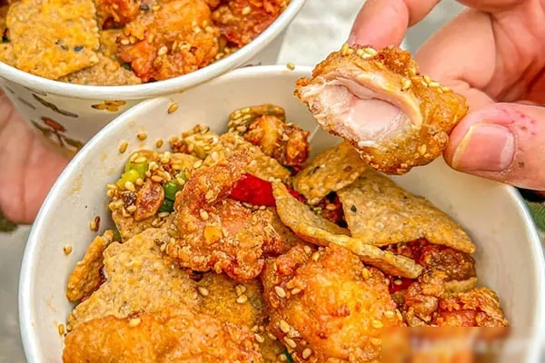 图片[1]-5种口味蟹黄锅巴鸡配方和视频教程-配方档案馆