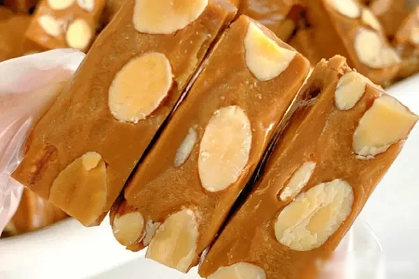 图片[1]-四种口味火爆朋友圈杏仁太妃糖视频教程-配方档案馆