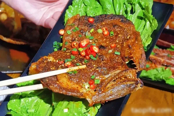 图片[1]-碳烤碟鱼头，特色碟鱼头视频教程-配方档案馆