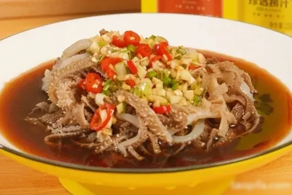 捞汁百叶技术配方和视频教程-配方档案馆