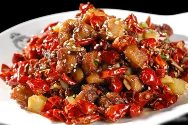 重庆辣子鸡附送泡椒鸡杂和鸡血汤做法-配方档案馆