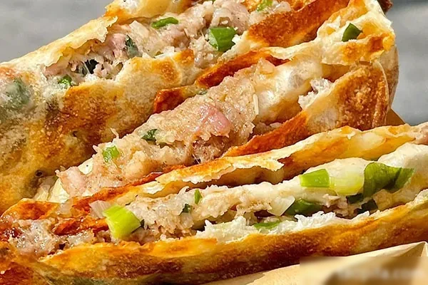 图片[1]-鲜肉饼商业版+摆摊视频课程-配方档案馆