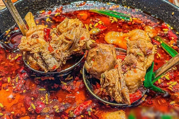 图片[1]-烧鸡公火锅制作教程-配方档案馆