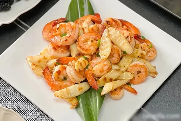 图片[1]-淮山煎虾仁视频教程-配方档案馆