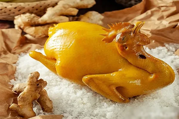 图片[1]-姜绒脆皮黄油咸香鸡教程-配方档案馆