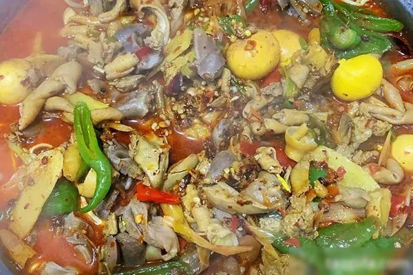 图片[1]-四川酸萝⺊鸡杂火锅技术配方和视频教程-配方档案馆