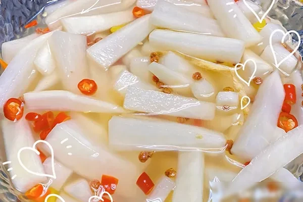 黄金泡萝卜、泡菜口味萝卜心视频教程-配方档案馆
