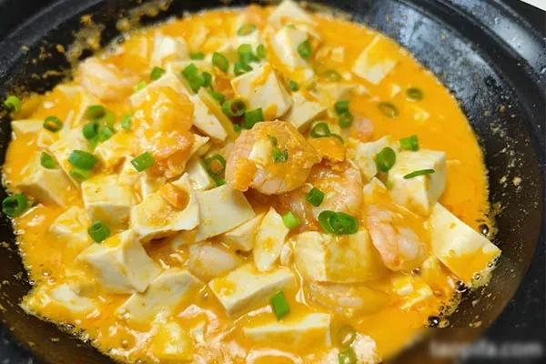 蟹黄豆腐山药炒木耳制作视频教程-配方档案馆