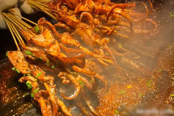 铁板鱿鱼和烤冷面视频教程-配方档案馆