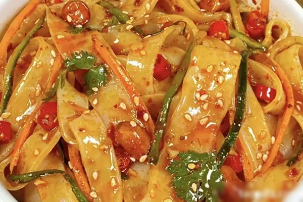 烹饪摆摊爆品冻皮凉面凉粉甜水面-配方档案馆