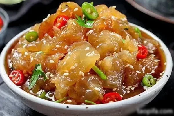 图片[1]-辣开胃海蜇头制作视频教程-配方档案馆