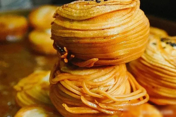 金丝肉饼的制作技术视频-配方档案馆