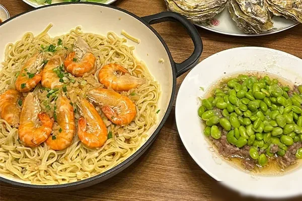 图片[1]-蒜茸伊面虾视频教程-配方档案馆