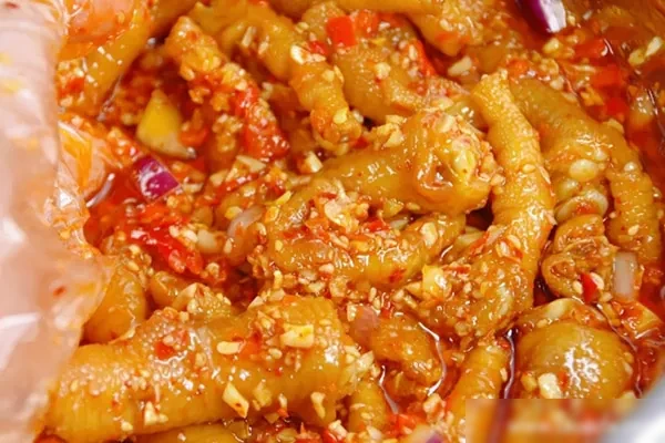 蒜香鸡爪视频教程-配方档案馆